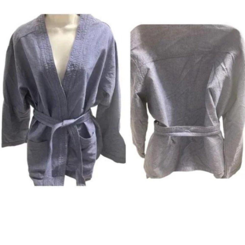 Joe Fresh Bell Sleeve Denim Tie Kimono